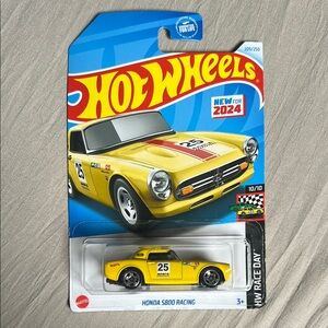 Hot Wheels Honda S800 Racing Sports Car Toy